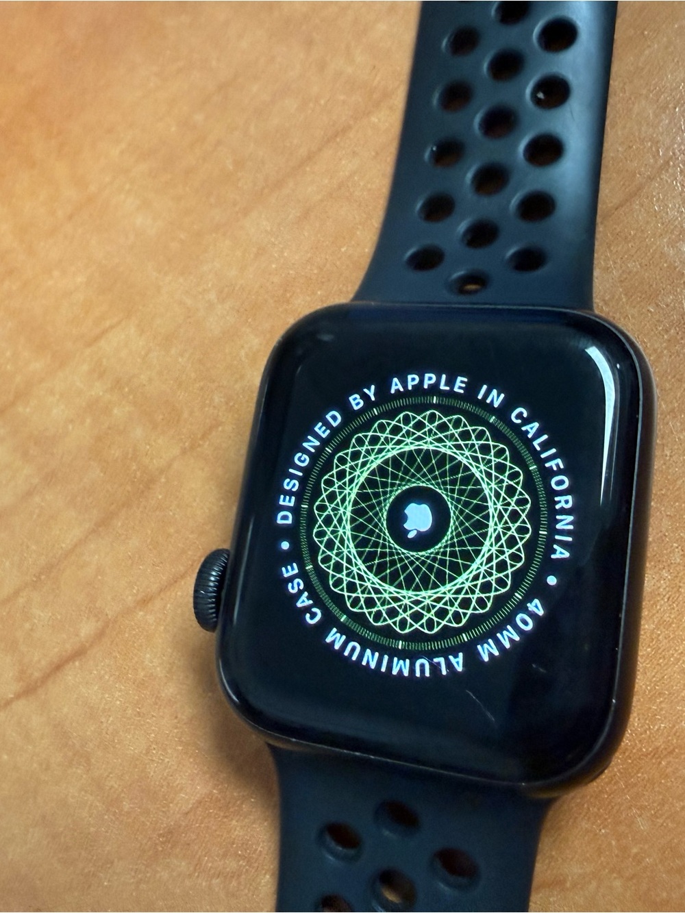 Apple Watch - Black Aluminum Case with Black Sport Band